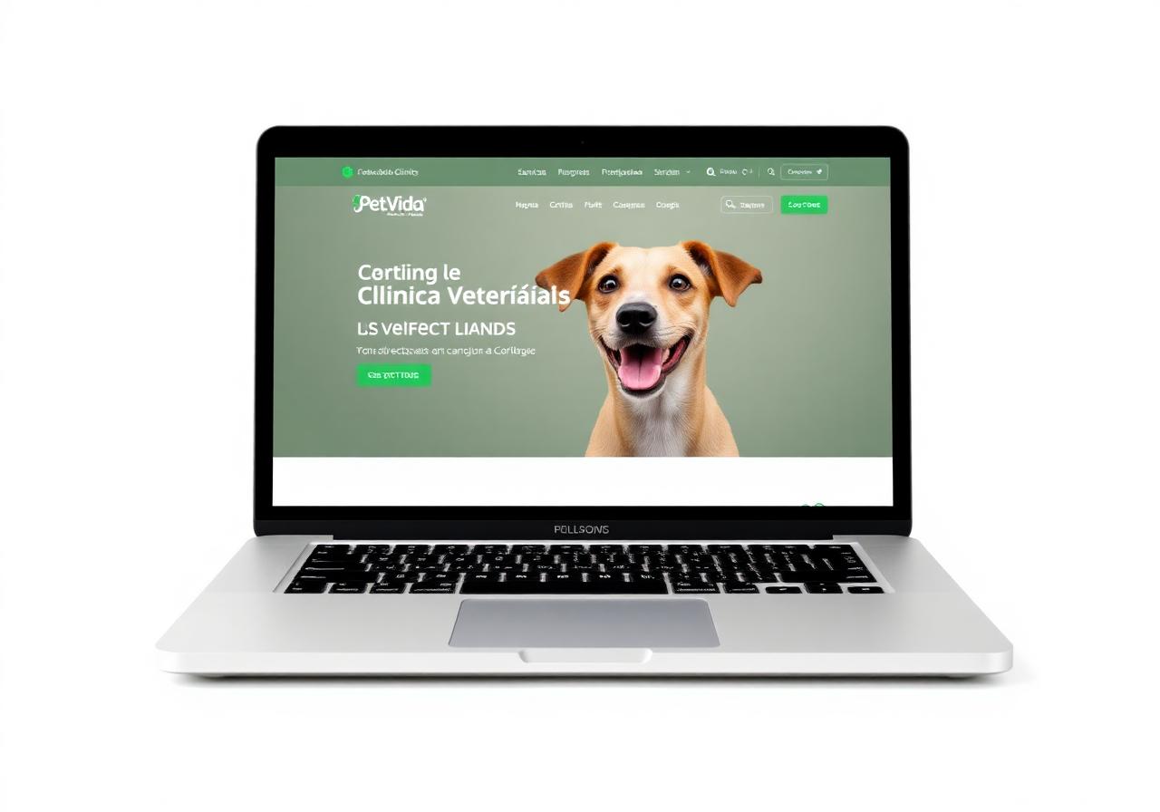 Site de clínica veterinária